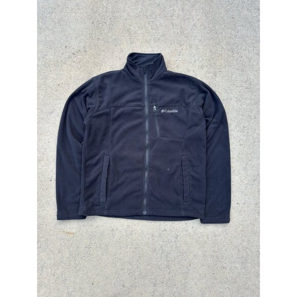 Columbia Vintage Y2K Fleece Zip Up Windbreaker Jacket - Picture 1 of 5